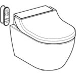 Geberit AquaClean Tuma Comfort kompletné závesné WC: Alpská biela