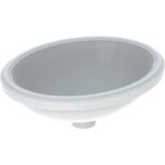 Vstavané umývadlo Geberit VariForm, oválne: B1=42cm, T=42cm, biela