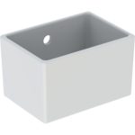 Spodný diel umývadla na zachytávanie sadry Geberit Publica: B=25cm, H=21cm, T=35cm