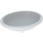 Vstavané umývadlo Geberit VariForm, oválne: B1=50cm, T=46cm, biela