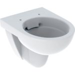 Závesné WC s hlbokým splach. Geberit Selnova Compact, Rimfree: biela