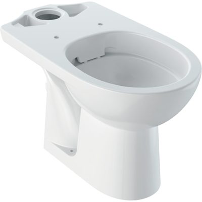 Stojacie WC Selnova pre nádržku umiestnenú na WC mise, s hlb. splach., Rimfree: Biela, 500.283.01.5