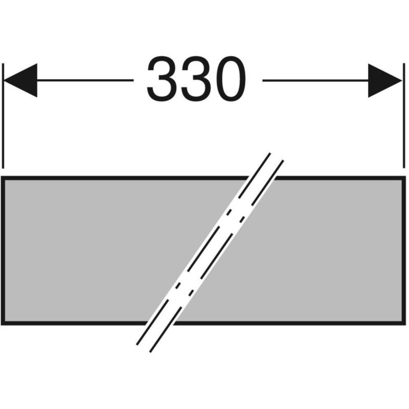 Izolačná páska Geberit: B=7cm, L=3.3m, s=4mm, 653009000