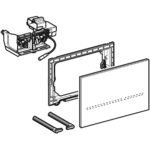 Ovládanie splach. WC s elektr. spúšťaním splachovania, Sigma80, bezdotykové: čierna