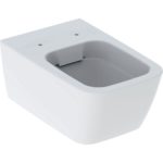 Závesné WC s hlbokým splach. Geberit iCon Square, uzavretý tvar, Rimfree: T=54cm, biela