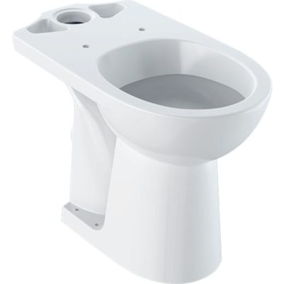 Stojacie WC Selnova Comfort pre nádržku umiestnenú na WC mise, s hlb. splach., Biela, 500.284.01.1