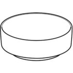 Umývadlo na dosku Geberit VariForm, okrúhle: D=40cm, biela