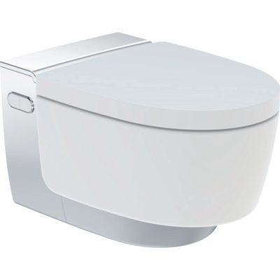 Geberit AquaClean Mera Classic kompletné závesné WC: S lesklým pochrómovaním, 146.202.21.1