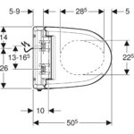 Geberit AquaClean 4000 WC sedadlo: Alpská biela