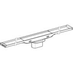 Sprchový žľab Geberit CleanLine20: L=30-90cm, brúsená ušľachtilá oceľ, 154.450.00.1
