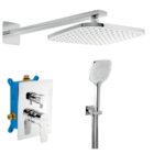 Sprchová sada podomietková, chróm