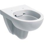 Závesné WC s hlbokým splachovaním Geberit Selnova, Rimfree: biela