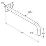 A-QA sprchové rameno