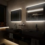 LED zrkadlo 900x700 s dotykovým senzorom