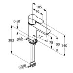 OBJEKTA umývadlová jednopáková batéria DN 15