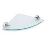 Rohová polička METALIA 11, chróm