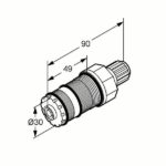 Termostatický regulátor pre nástenné termostaty