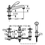 ADLON vaňová a sprchová batéria DN 15