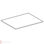 Sklenená polička Geberit Xeno2: B=58cm, H=0.8cm, T=45cm