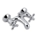 Vaňová batéria bez príslušenstva 150 mm TITANIA Retro II, chróm