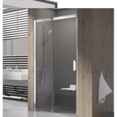Sprchové dvere Matrix MSD2-100 pravé matný hliník, 0WPA0U00Z1