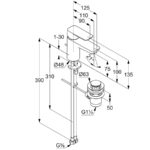 Umývadlová batéria 75 DN15 Kludi PURE & STYLE, chróm