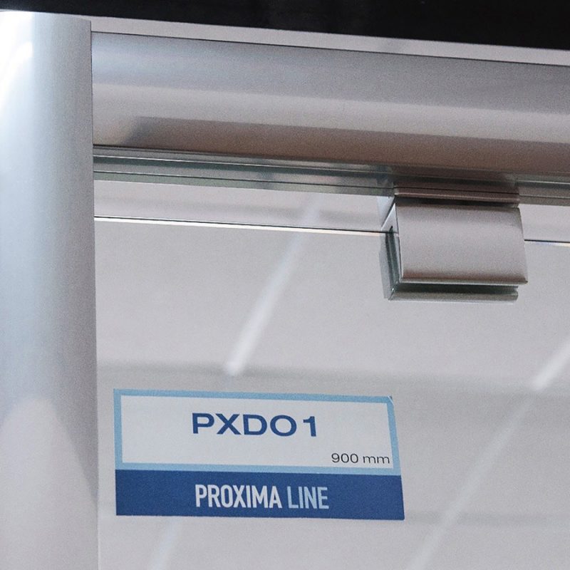 Sprchové dvere jednokrídlové PXDO1N 900/2000 LH/SAT, 525-9000000-00-15