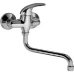 Drezová umývadlová batéria 100 mm METALIA 55, chróm