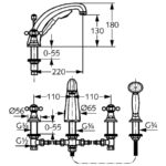 ADLON vaňová a sprchová batéria DN 15