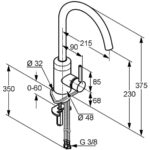 Drezová jednopáková batéria Kludi BOZZ, chróm