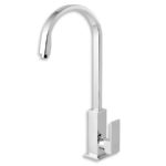 Drezová stojanková batéria TITANIA Cube, chróm