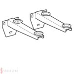 Súprava montážnej konzoly Geberit (2 ks): L=36cm