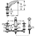 ADLON vaňová a sprchová batéria DN 15
