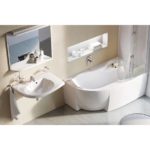 Vaňa ROSA 95 150x95 ľavá, snehobiela