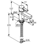 Kludi ZENTA Umývadlová jednopáková batéria DN10, biela/chróm