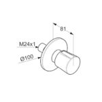 BALANCE Podomietkový ventil