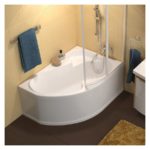 Vaňa ROSA I 140x105 pravá snowwhite