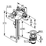 ADLON bidetová batéria DN 8