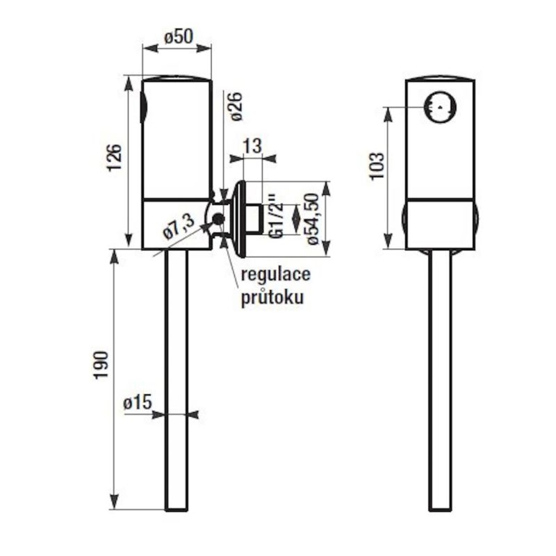 Automatický nástenný splachovač s infračerveným senzorom , Golem, JIKA, H8948270000001