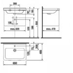Umývadlo, Cubito pure, JIKA