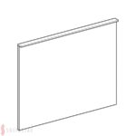 Osvetlené zrkadlo Geberit Xeno2 s priamym a nepriamym osvetlením: B=90cm, H=71cm