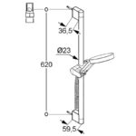 A-QA sprchový set 3S