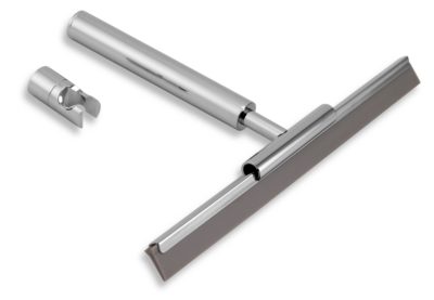 Stierka do sprchového kúta s držiakom, chróm