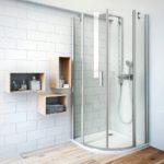 Štvrťkruhový sprchový kút TR2 1000/2000 LH/ČS
