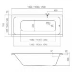 Vaňa CLASSIC PRO 1600×700