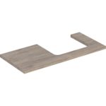 Umývadlová doska Geberit ONE, výrez vpravo, 120cm,orech