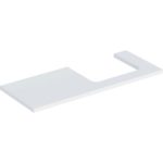 Umývadlová doska Geberit ONE, výrez vpravo, pre umývadlo na dosku,120cm ,biela