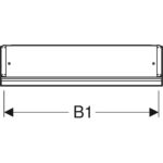 Zrkadlová skrinka Geberit ONE s výklenkom a ComfortLight, s jednými dvierkam