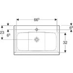 Súprava nábytkového umývadla iCon s úzkym okrajom, so skrinkou, biela/pieskovosivý