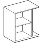 Bočný prvok Geberit iCon, 37cm, 40cm, 24.5cm, pieskovosivá